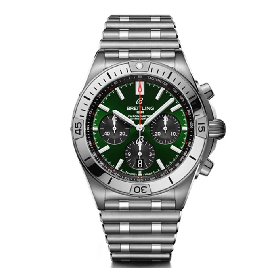 Breitling Chronomat AB0134101L1A1 Green Dial Super Clone
