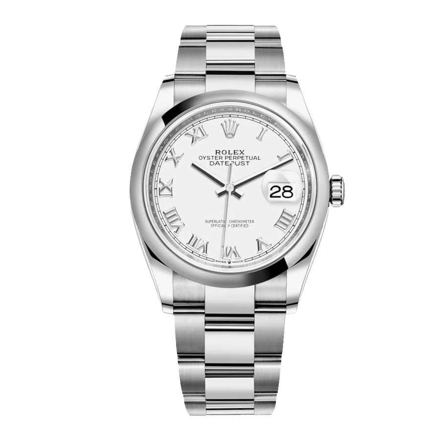 Rolex Datejust 36 126200-0008 White Dial Super Clone