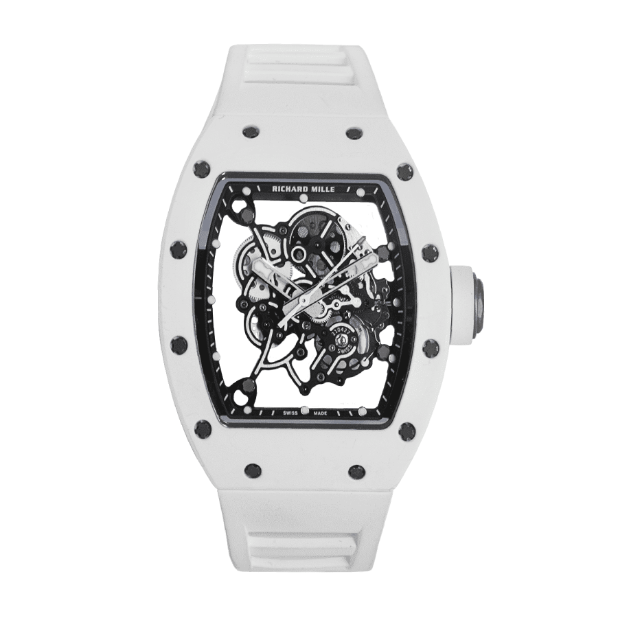 Richard Mille RM 055 Bubba Watson White Skeleton Super Clone