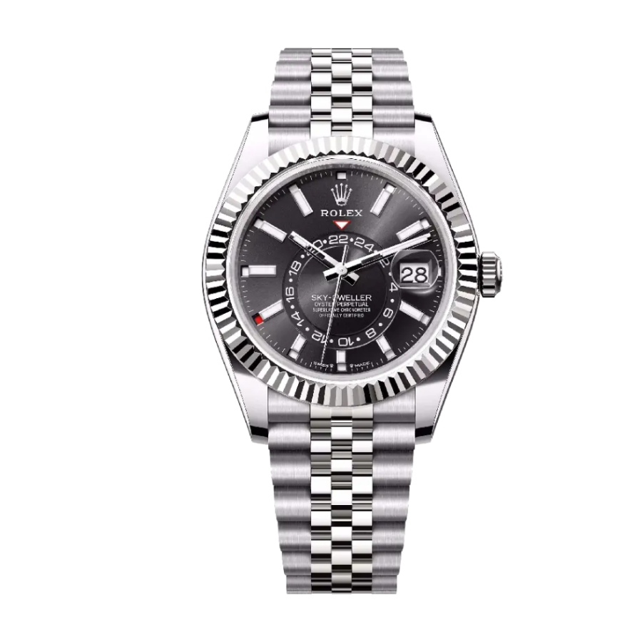 Rolex Sky-Dweller 326934-0005 Black Dial Jubilee Bracelet Super Clone