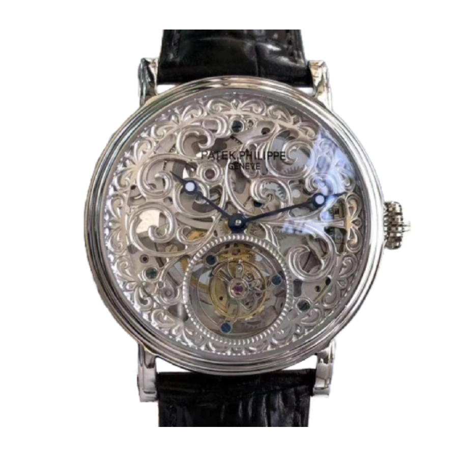 Patek Philippe Tourbillion P83000 Silver Dial Super Clone