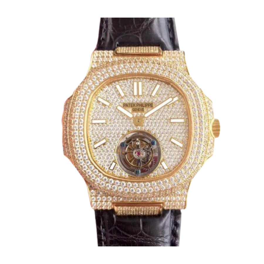Patek Philippe Tourbillion YELLOW GOLD DIAL 5711 JUMBO Yellow Gold Dial Yellow Gold Super Clone