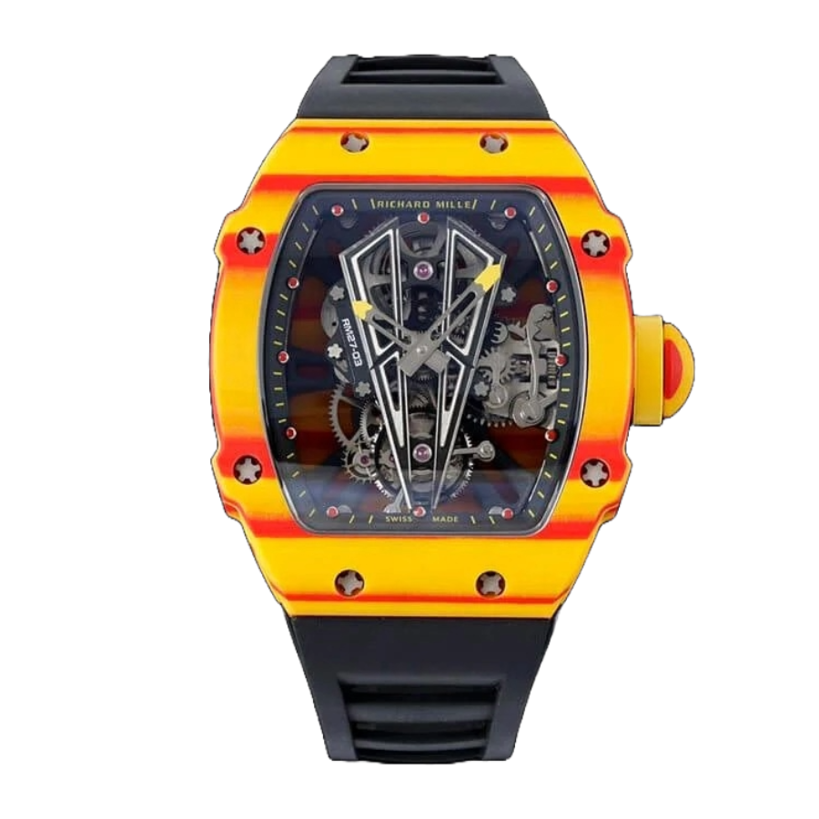 Richard Mille RM 27-03 Rafael Nadal Tourbillon Yellow Red Super Clone