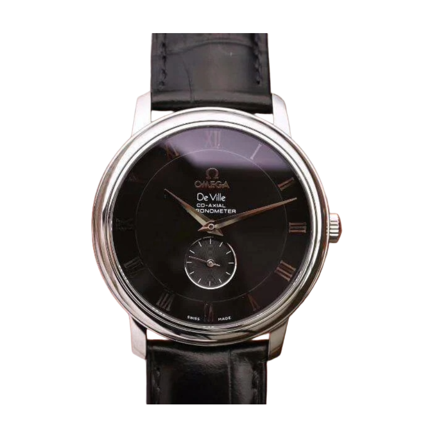 Omega De Ville Black Dial Super Clone