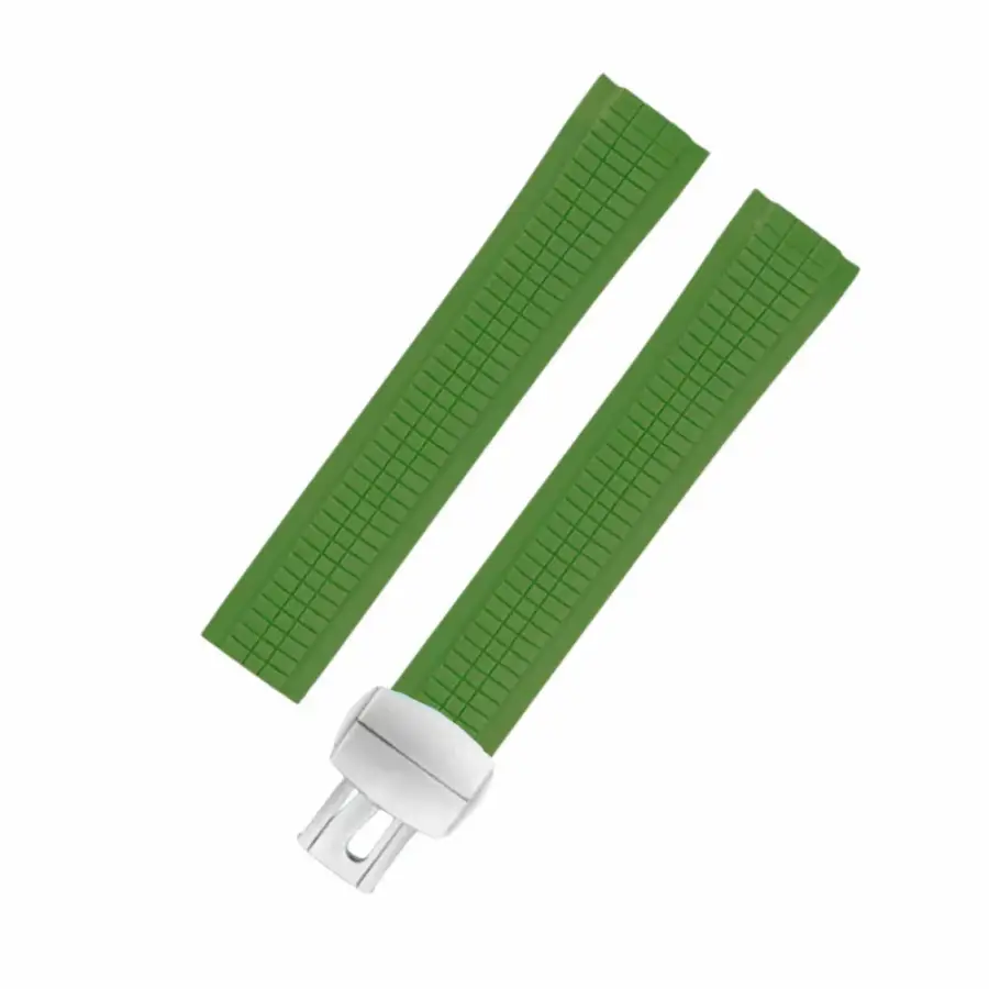 Patek Philippe Aquanaut Curved Green Rubber Strap