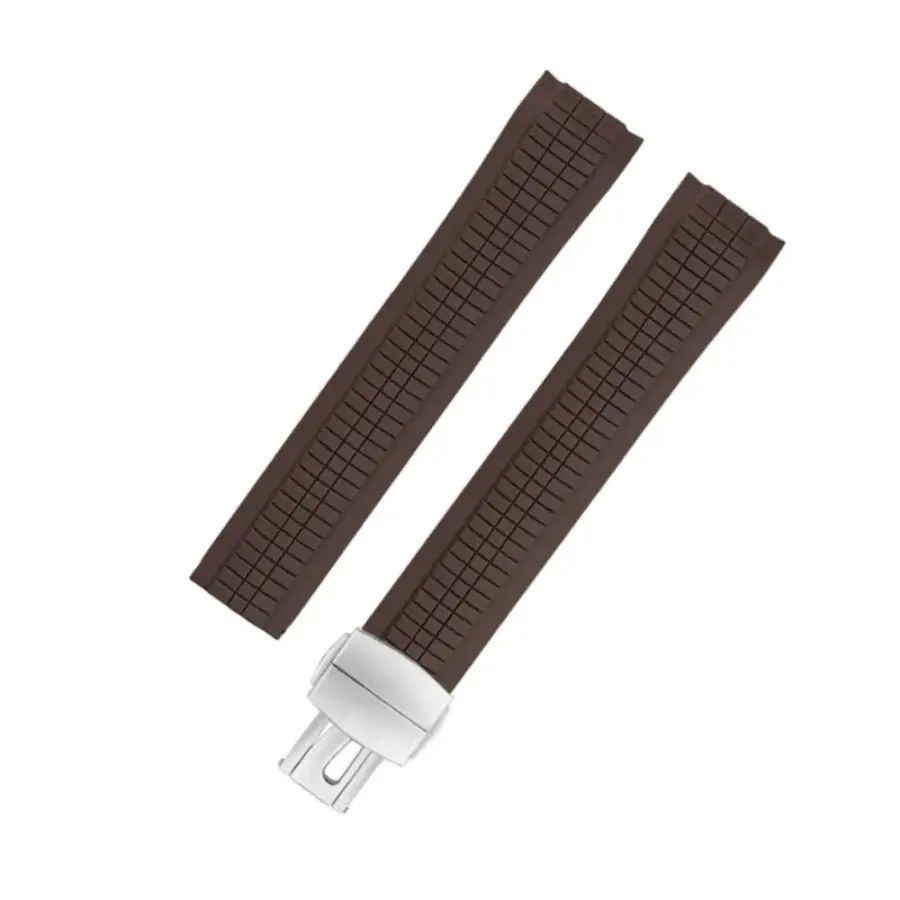Patek Philippe Aquanaut Curved Brown Rubber Strap