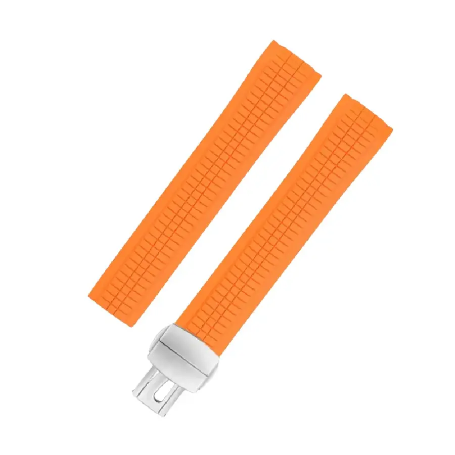 Patek Philippe Aquanaut Curved Orange Rubber Strap