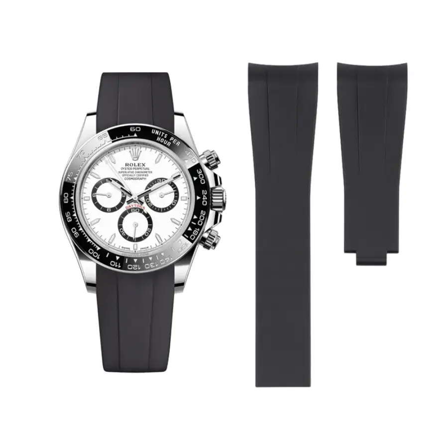 Rolex Daytona Black Rubber Strap