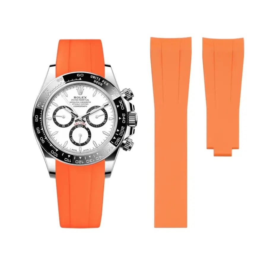 Rolex Daytona Orange Rubber Strap