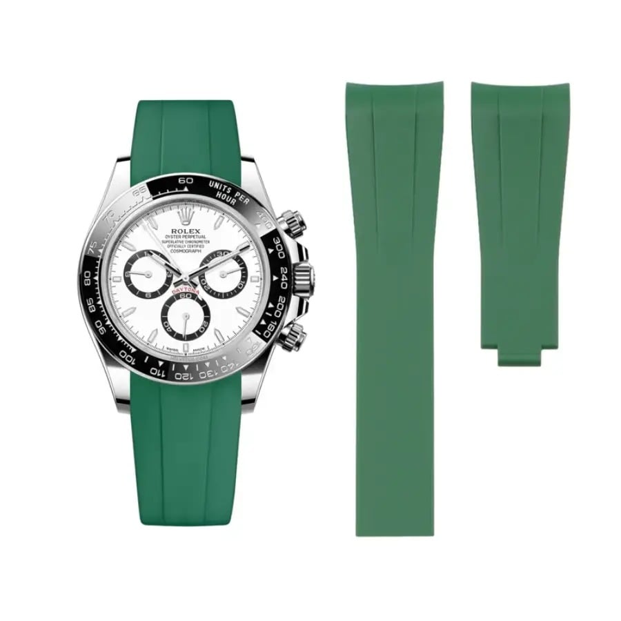 Rolex Daytona Green Rubber Strap