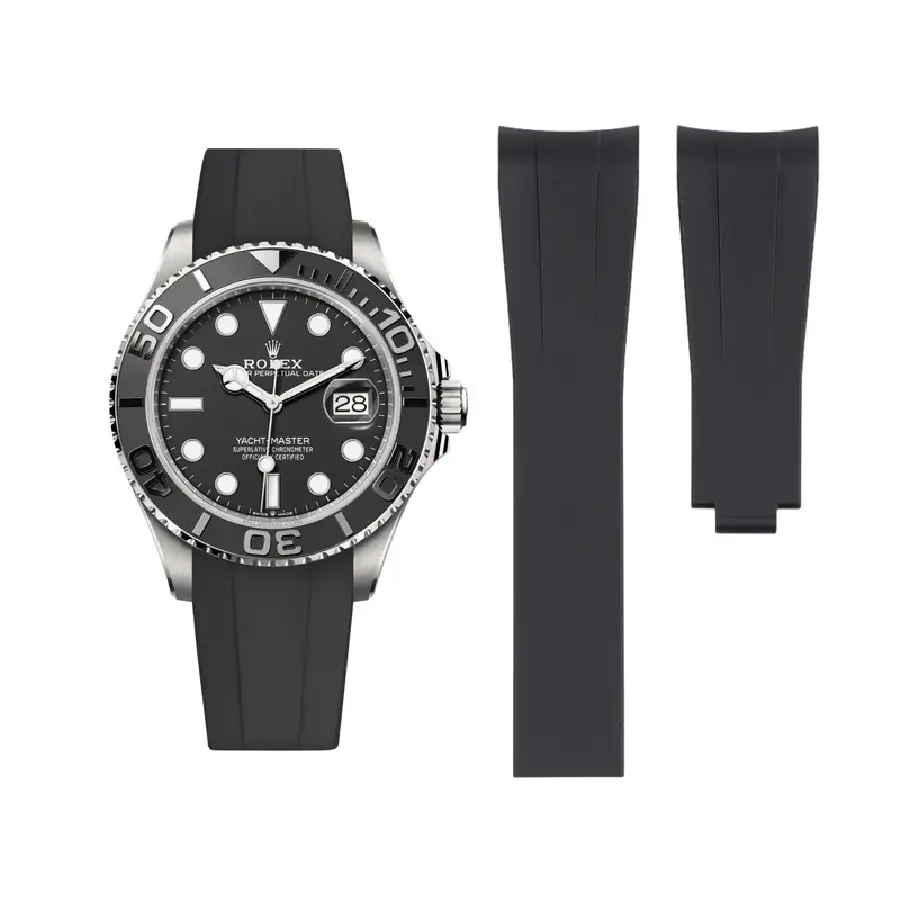 Rolex Yacht-Master Black Rubber Strap