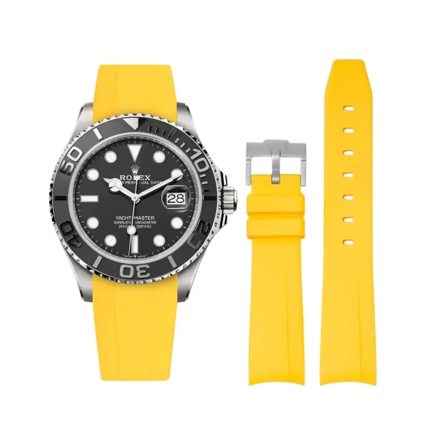 Rolex Yacht-Master Yellow Rubber Strap