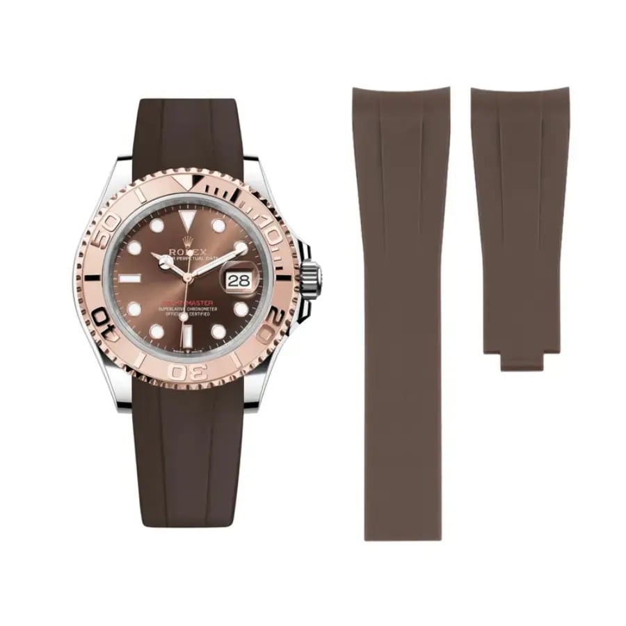 Rolex Yacht-Master Brown Rubber Strap