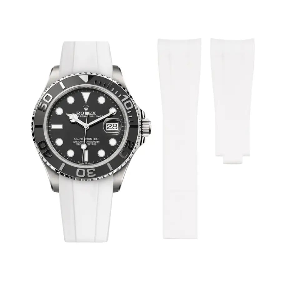 Rolex Yacht-Master White Rubber Strap