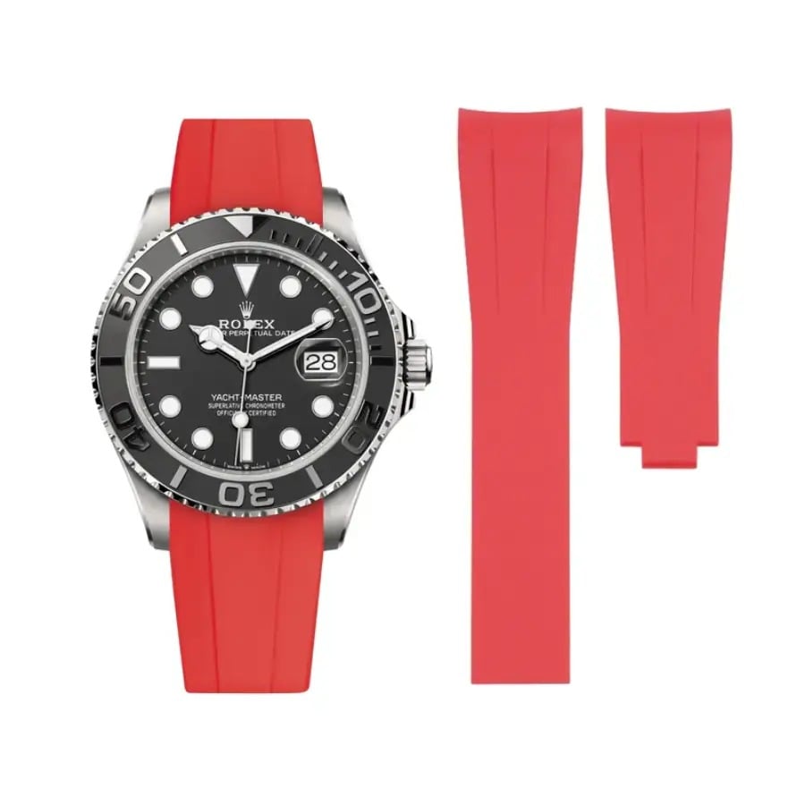 Rolex Yacht-Master Red Rubber Strap