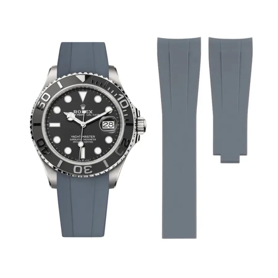 Rolex Yacht-Master Grey Rubber Strap