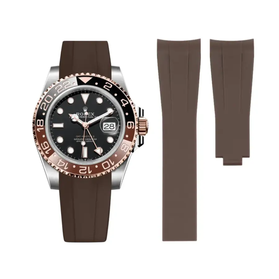 Rolex GMT-Master Brown Rubber Strap