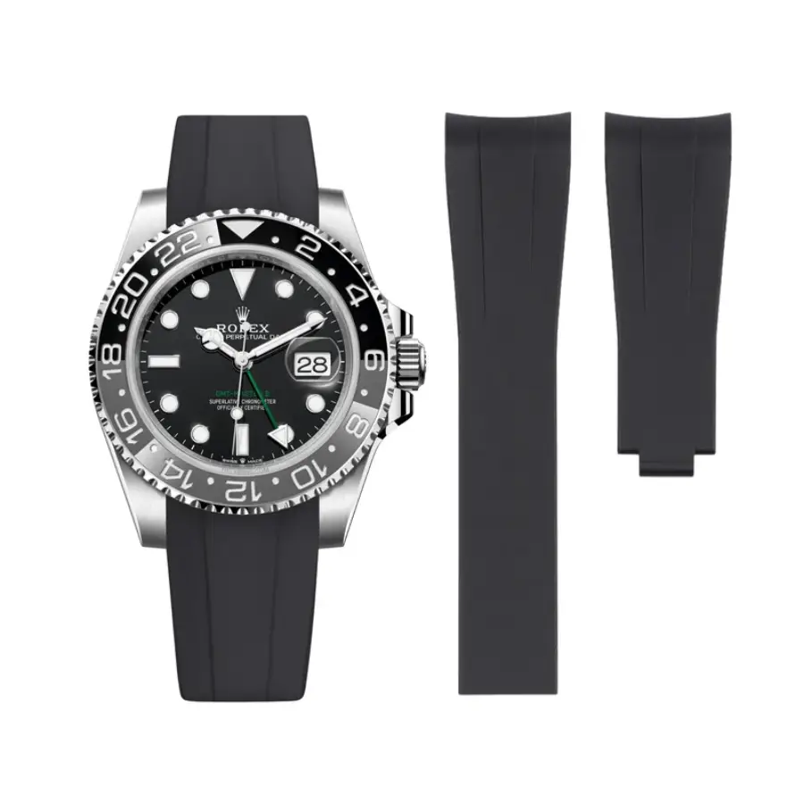 Rolex GMT-Master Black Rubber Strap