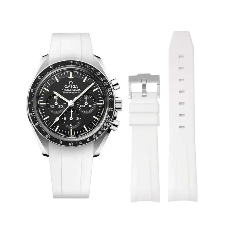 Omega Speedmaster White Rubber Strap