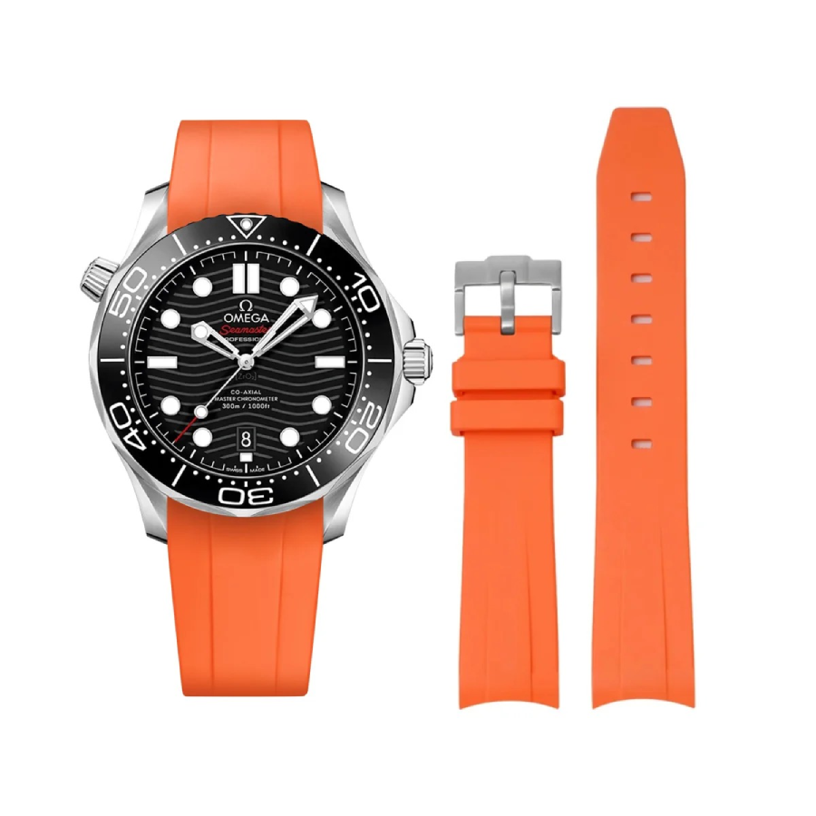Omega Seamaster Orange Rubber Strap