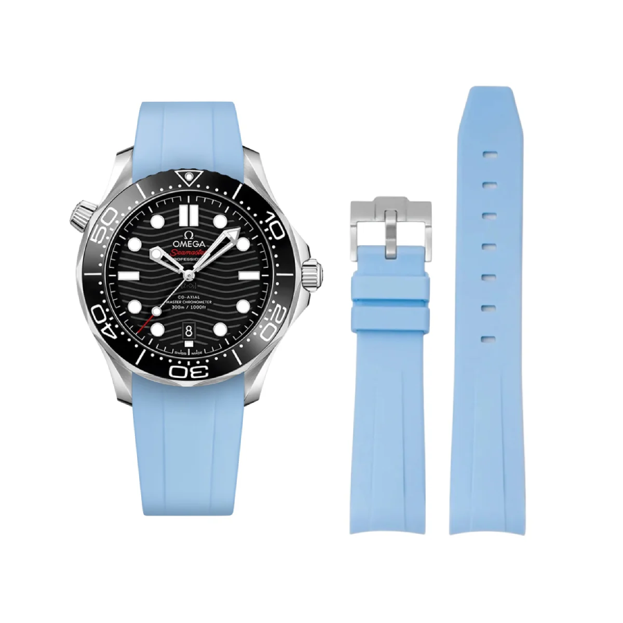 Omega Seamaster Blue Rubber Strap