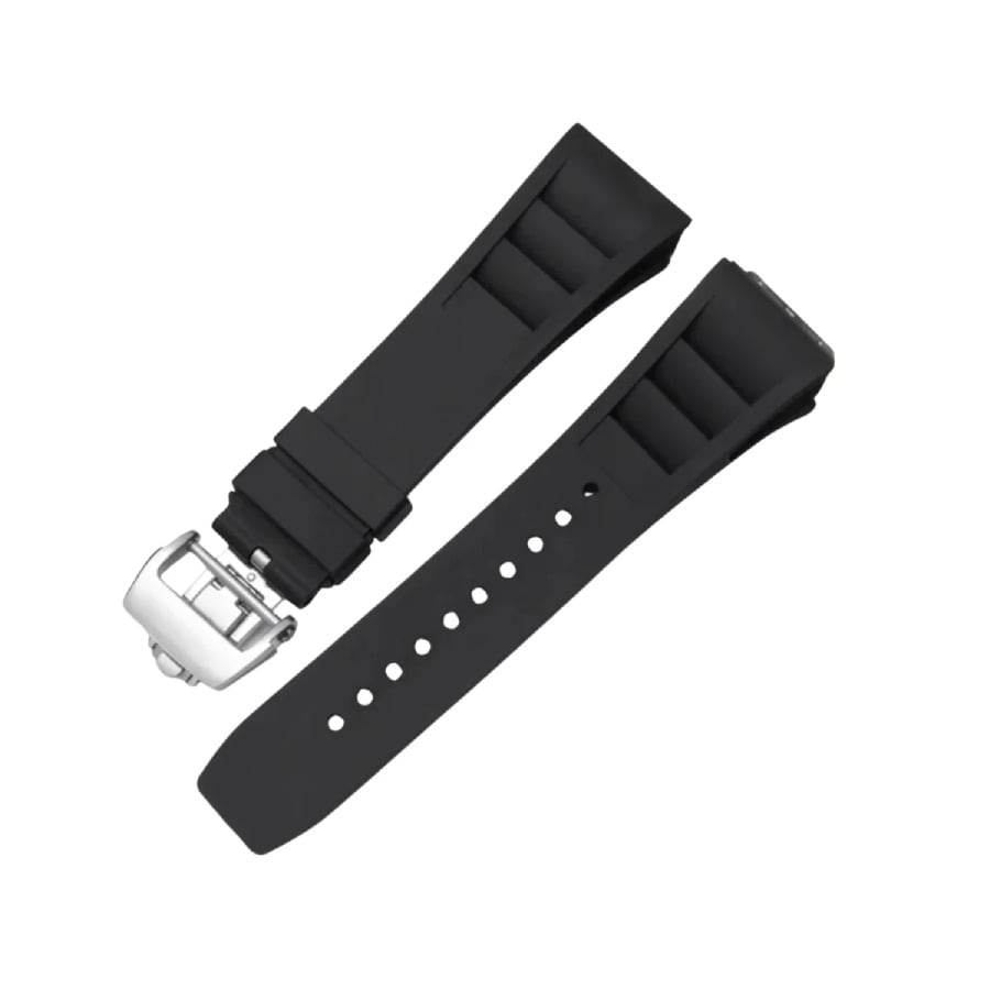 Richard Mille 011-035-050-052-057-065 Black Rubber Strap