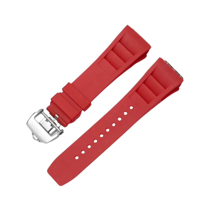 Richard Mille 011-035-050-052-057-065 Red Rubber Strap