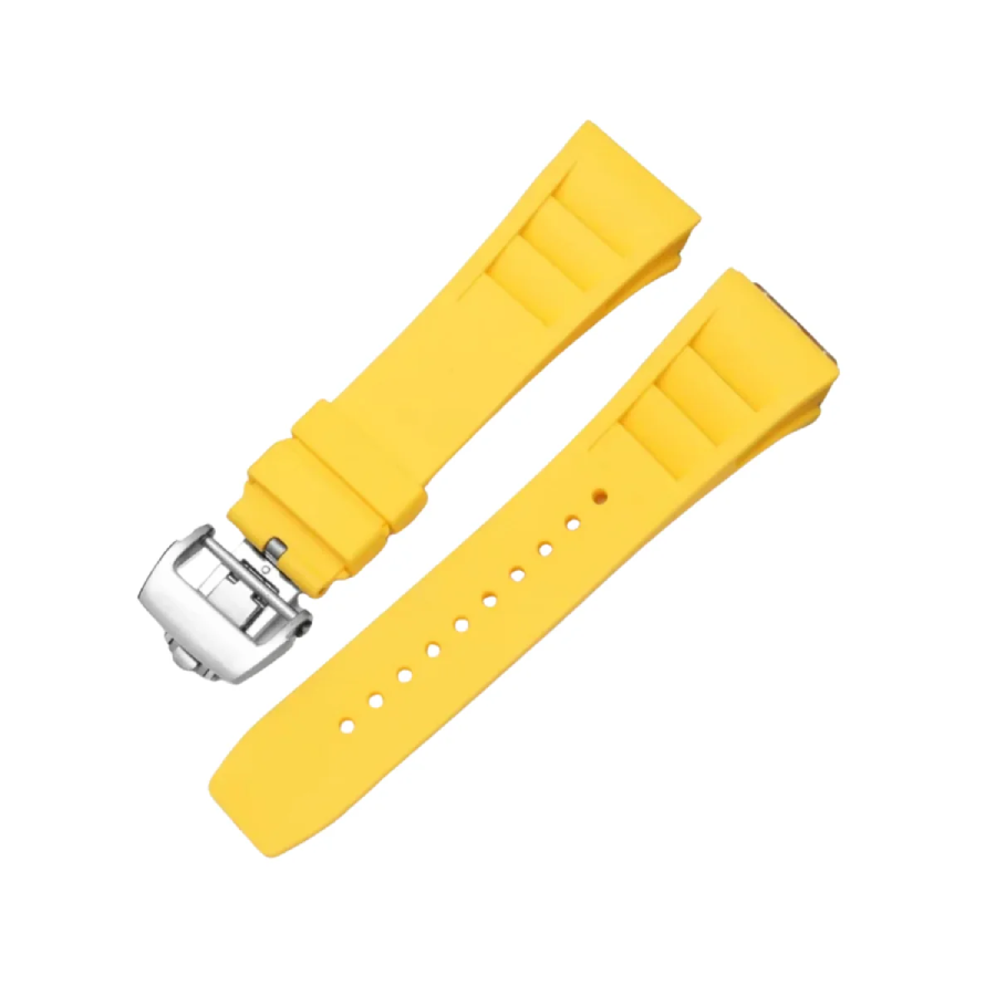 Richard Mille 011-035-050-052-057-065 Yellow Rubber Strap