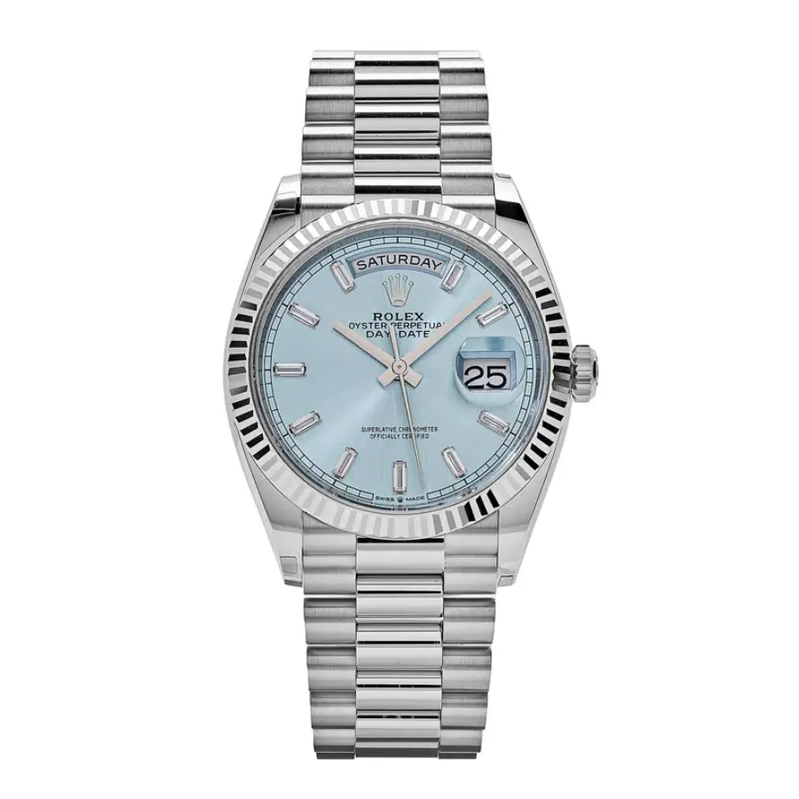 Rolex Day-Date 36 128236 Blue Dial Super Clone