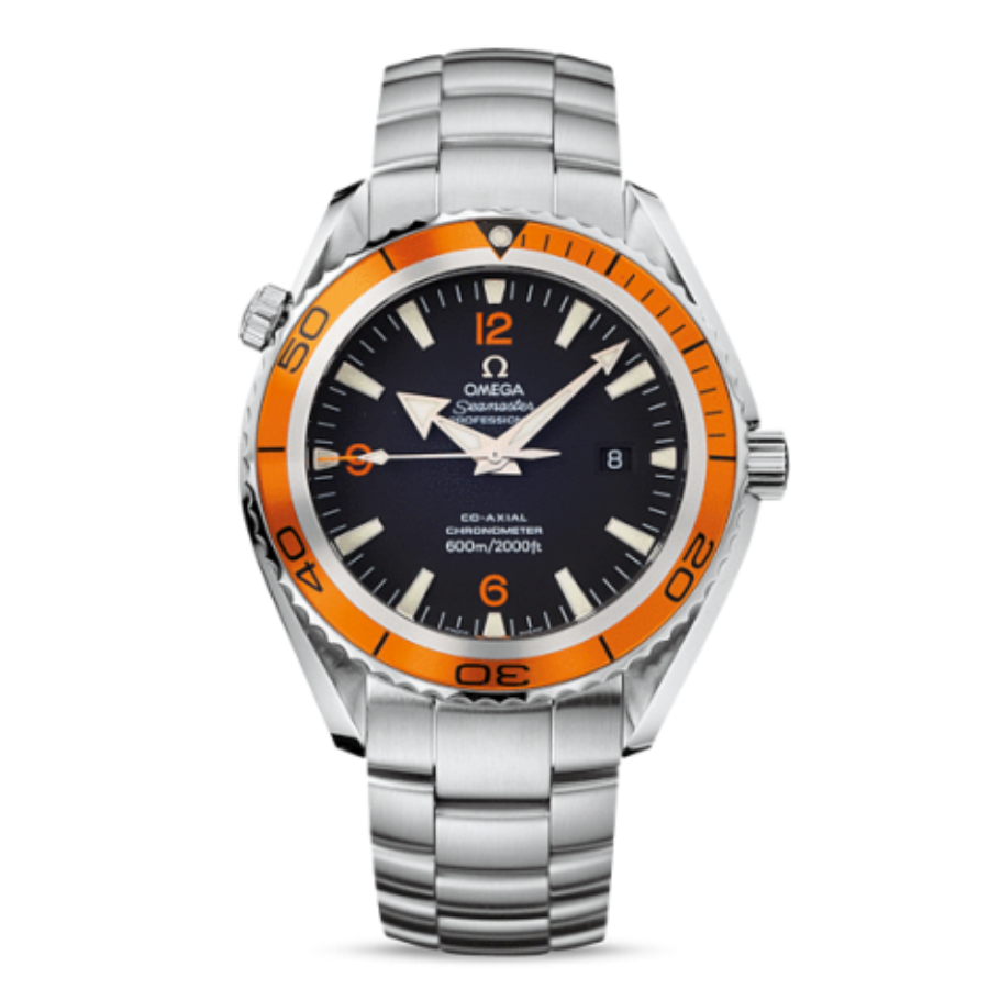 Omega Seamaster Planet Ocean 600M Orange Bezel Black Dial Super Clone