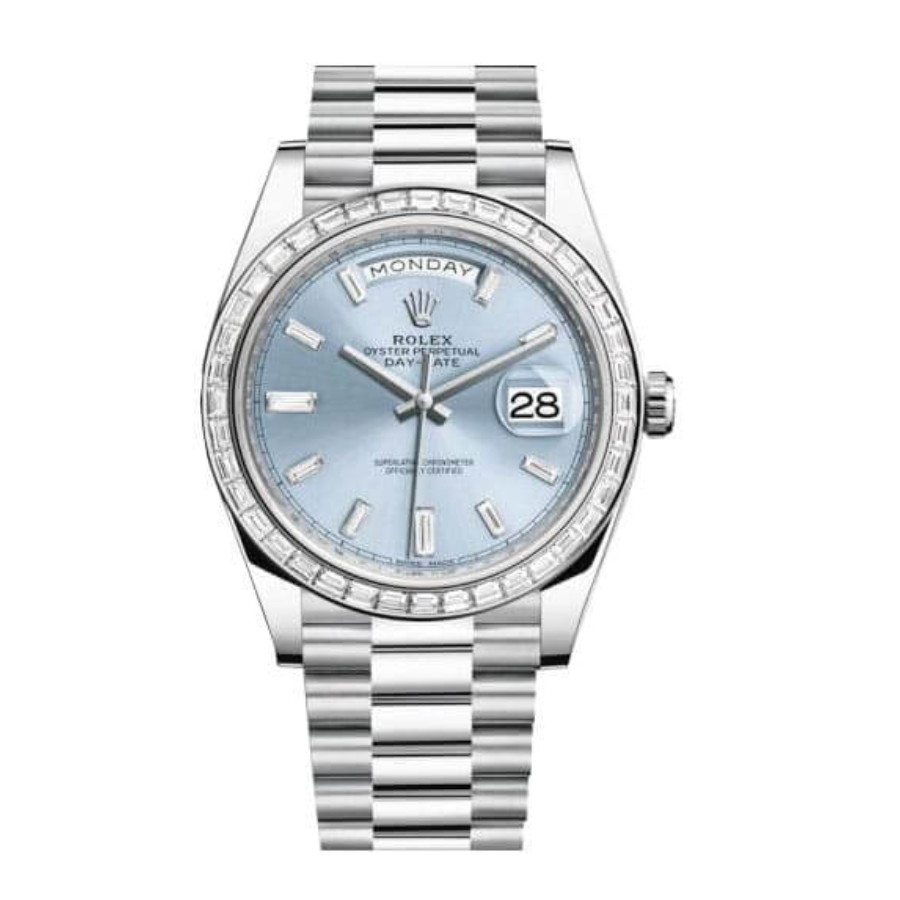 Rolex Day-Date 40 228396TBR001 Ice Blue Dial Super Clone