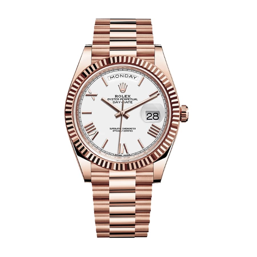 Rolex Day-Date 40 228235 KW White Dial Super Clone