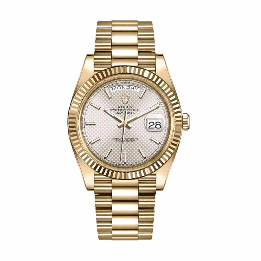 Rolex Day-Date 40 228238-0008 Silver Dial Super Clone