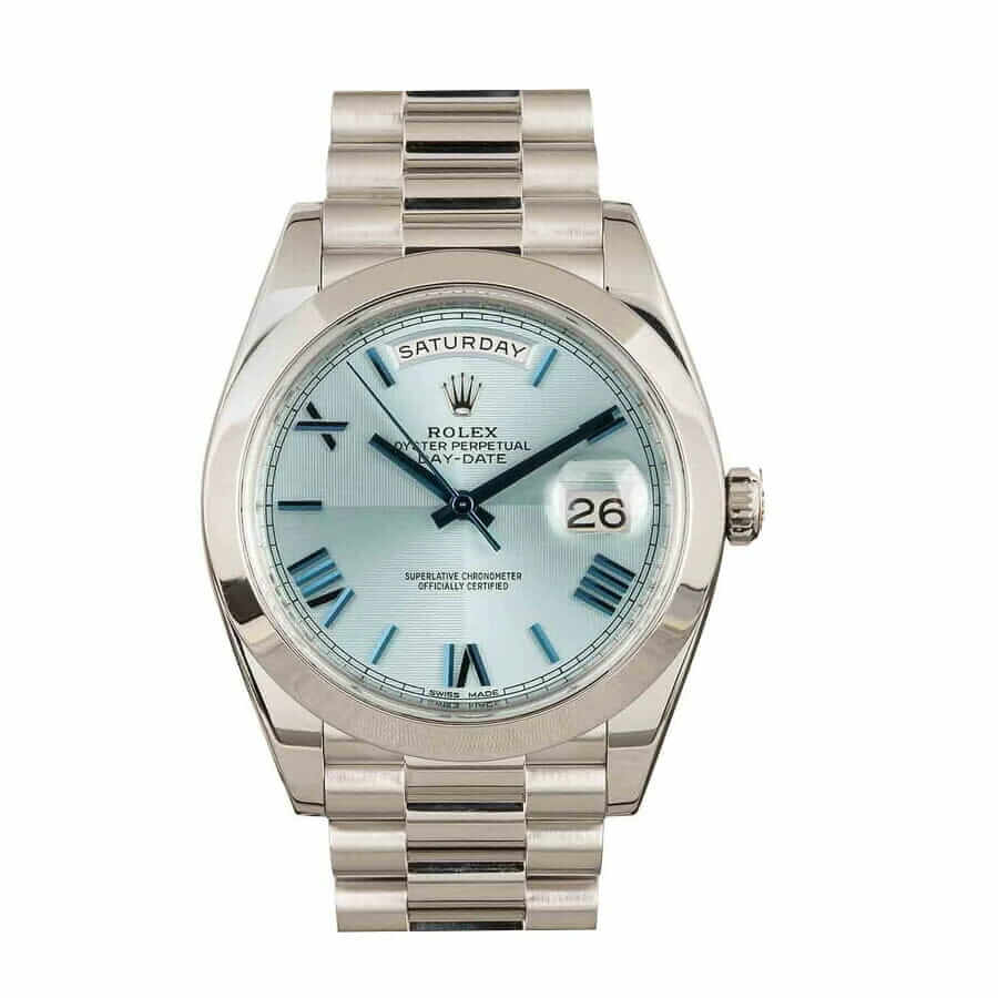 Rolex Day-Date 40 228206 Blue Dial Oyster Bracelet Super Clone