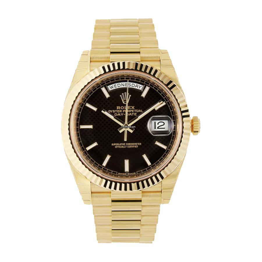 Rolex Day-Date 40 228235 Black Dial Super Clone