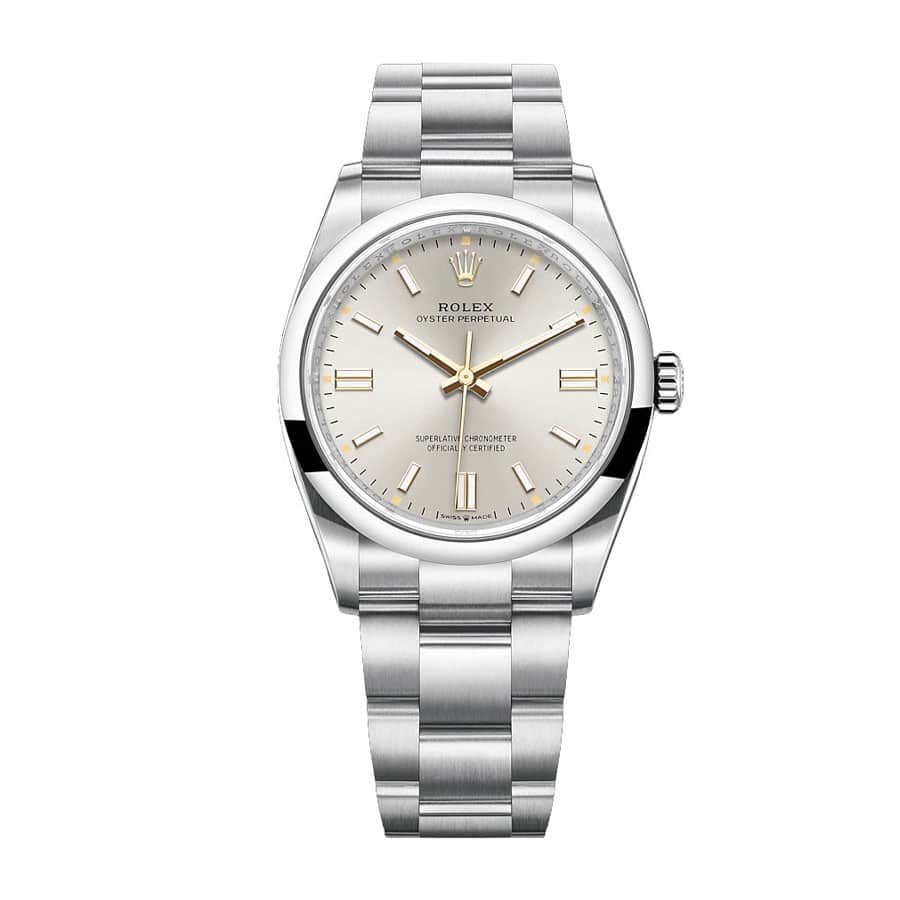 Rolex Oyster Perpetual 126000 Grey Dial Super Clone