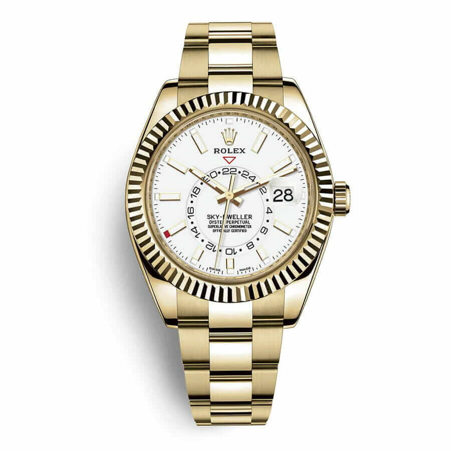 Rolex Sky-Dweller 326938-0005 Yellow Gold Super Clone
