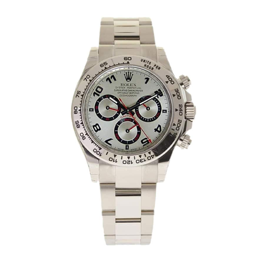 Rolex Daytona White Dial White Gold Super Clone