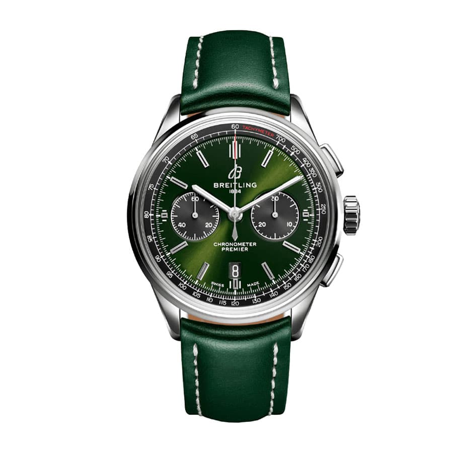 Breitling Premier AB0118A11L1X1 Green Dial Super Clone