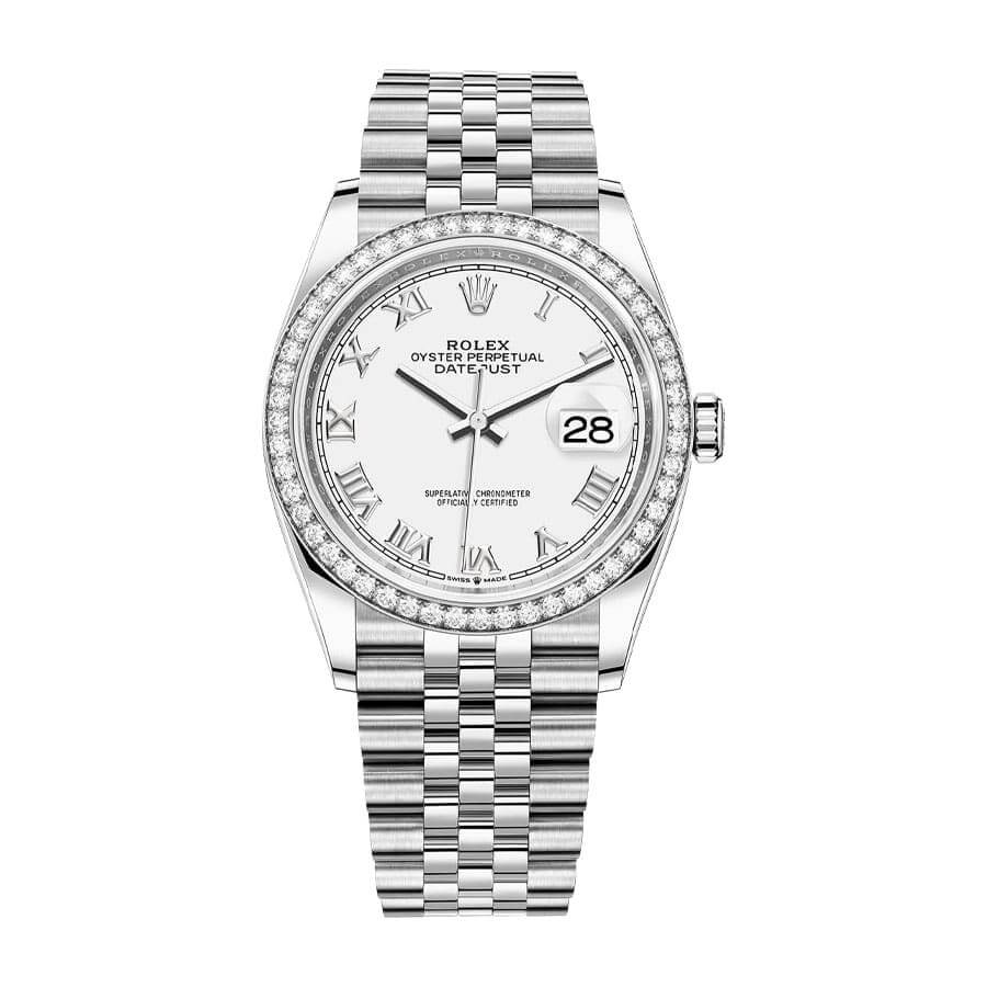 Rolex Datejust 36 126284RBR-0018 White Dial Super Clone