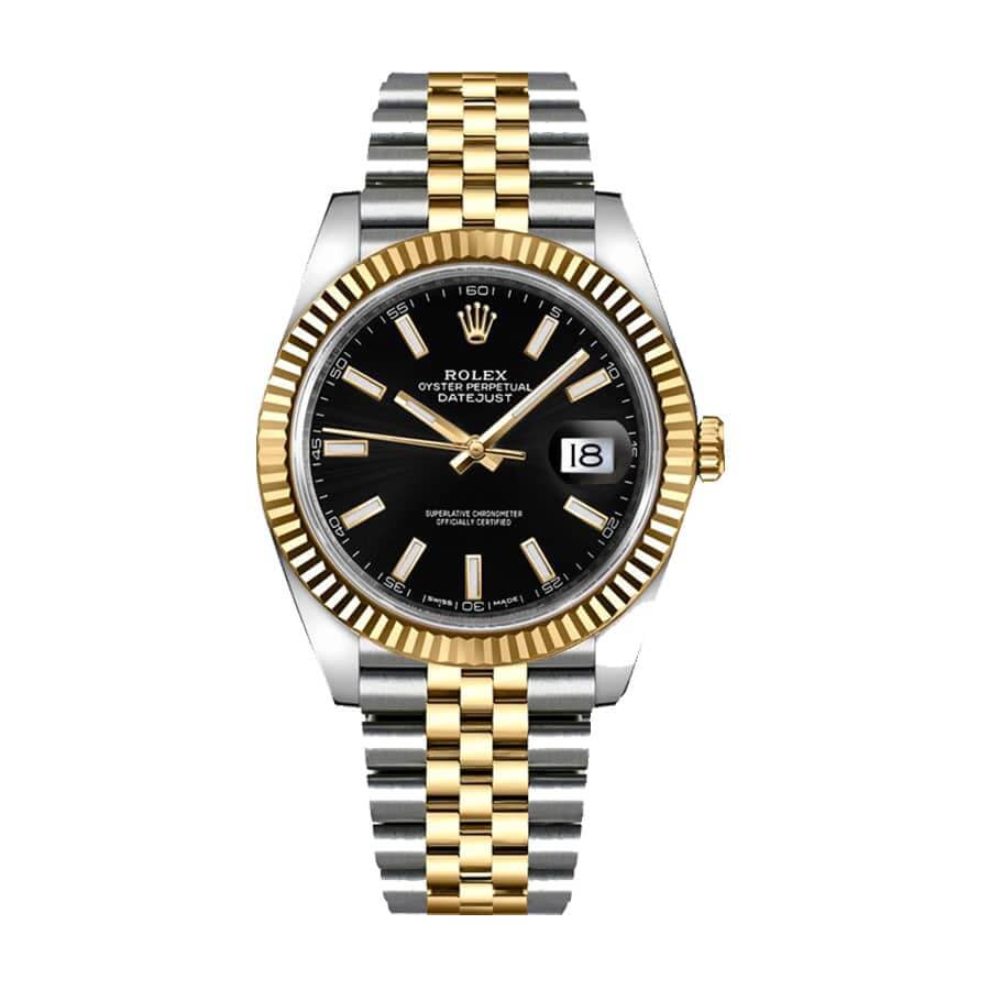 Rolex Datejust 41 126333 Black Dial Jubilee Bracelet Super Clone