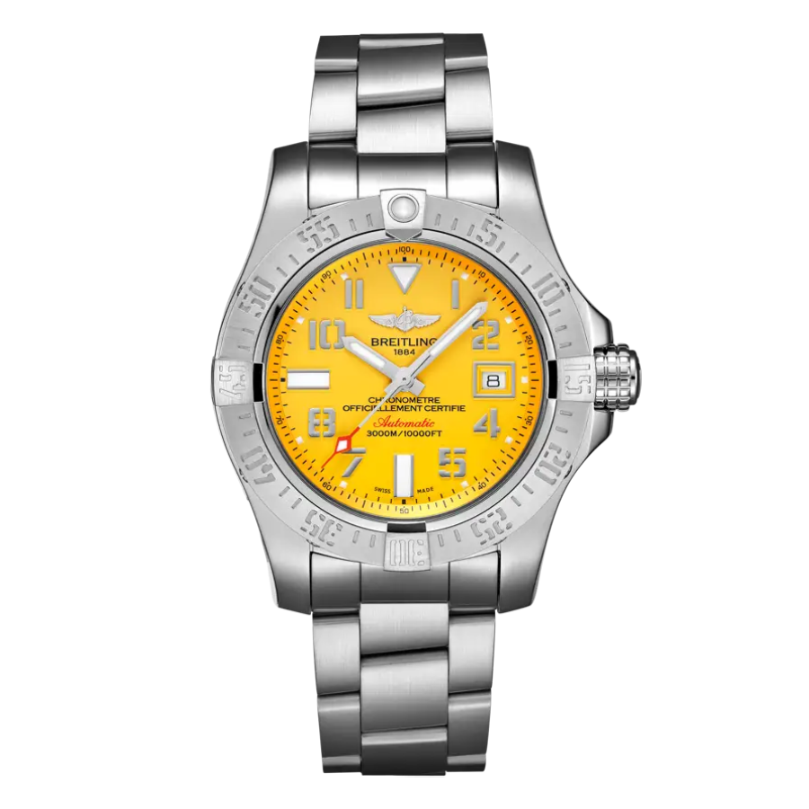 Breitling Avenger A17330 Yellow Dial Super Clone