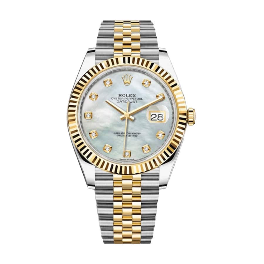 Rolex Datejust 41 126333-0018 Mother Of Pearl Dial Diamond Dial Super Clone