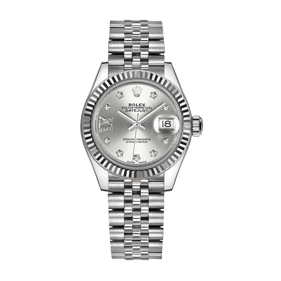 Rolex Lady-Datejust 279174-0021 Silver Dial Jubilee Bracelet Super Clone