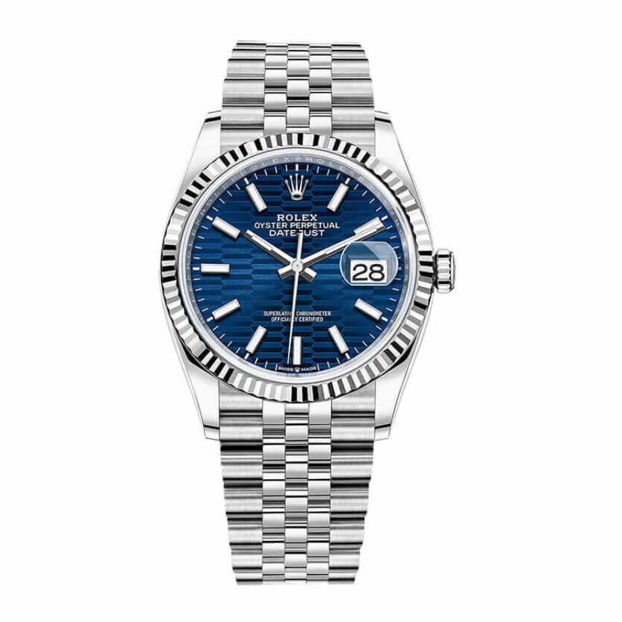 Rolex Datejust 36 126234 Blue Dial Jubilee Bracelet Super Clone