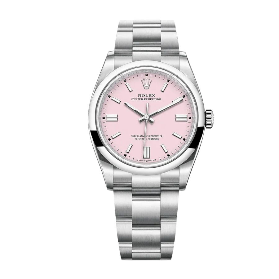 Rolex Perpetual 124300 Pink Dial Super Clone