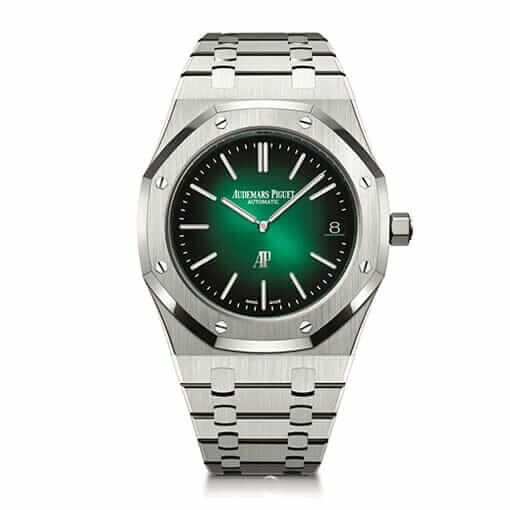 Audemars Piguet Royal Oak Jumbo Extra-Thin 16202ST.OO.1240ST.03 Smoked Green Dial Super Clone