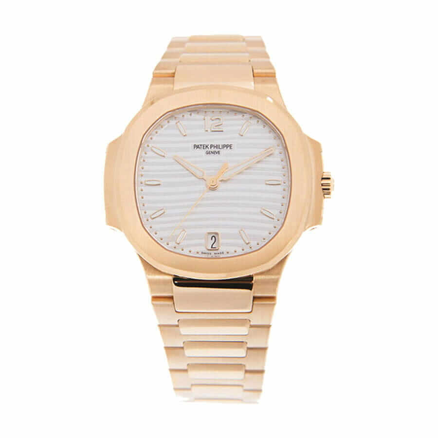 Patek Philippe Nautilus 7118-1R-001 White Dial Rose Gold Super Clone